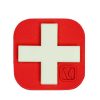 Medical Cross Patch RED
